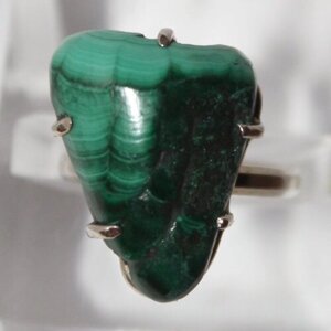 Кольцо True Stones, малахит, размер 18, зеленый