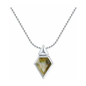 Колье Diamant online, серебро, 925 проба, лабрадорит, длина 45 см.