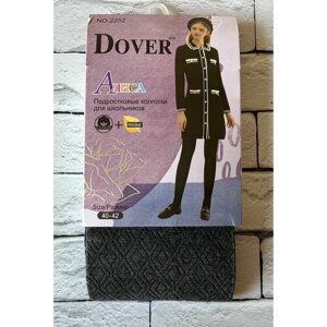 Колготки Dover для девочек, размер 40, серый
