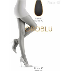 Колготки Oroblu Plaisir, 40 den, с шортиками, матовые, с ластовицей, размер 4, бежевый