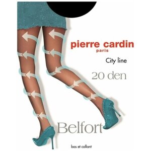 Колготки Pierre Cardin, 20 den, с ластовицей, размер 2, черный