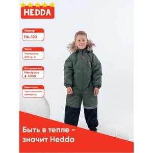 Комбинезон Hedda, зимний, размер 116, зеленый