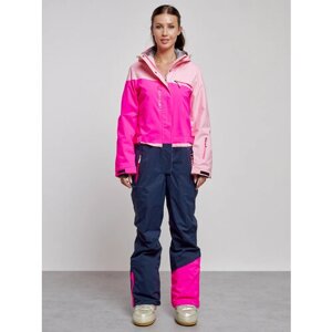 Комбинезон MTFORCE, зимний, силуэт прямой, карманы, карман для ски-пасса, подкладка, мембранный, утепленный, водонепроницаемый, размер 42, розовый