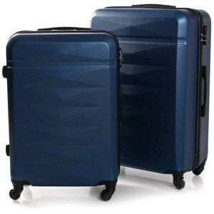 Комплект чемоданов Feybaul, 2 шт., размер L, синий