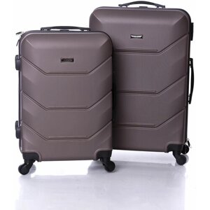 Комплект чемоданов Freedom 31341, размер S, коричневый
