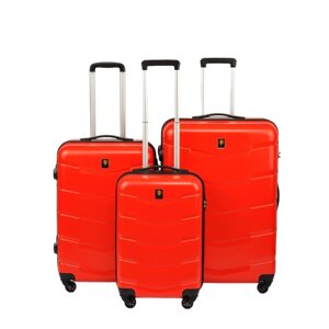 Комплект чемоданов Sun Voyage, 3 шт., красный