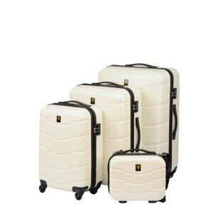 Комплект чемоданов Sun Voyage, 4 шт., белый
