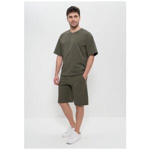 Комплект CLEO, шорты, карманы, размер 46, зеленый