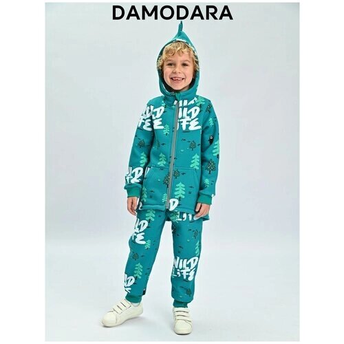 Комплект одежды DAMODARA, размер 98, зеленый