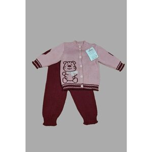 Комплект одежды Фантики, размер 74, розовый