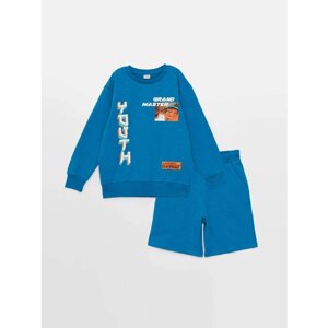 Комплект одежды LC Waikiki, размер 8-9 лет, синий
