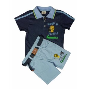 Комплект одежды MIDIMOD GOLD для мальчиков, повседневный стиль, размер 92-98, синий, голубой
