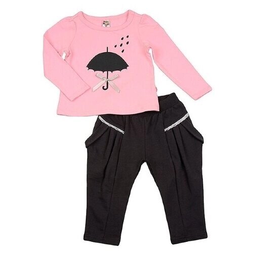 Комплект одежды Mini Maxi, повседневный стиль, размер 116, розовый