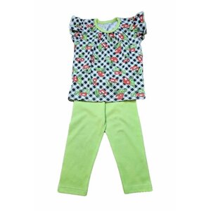 Комплект одежды , размер 110/116-60, зеленый, серый