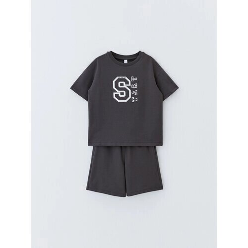 Комплект одежды Sela, размер 116, серый