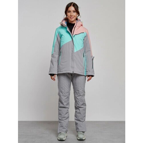 Комплект с полукомбинезоном MTFORCE, зимний, силуэт прямой, карманы, карман для ски-пасса, подкладка, капюшон, мембранный, утепленный, водонепроницаемый, размер S, розовый