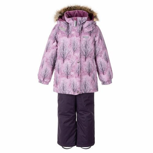 Комплект верхней одежды KERRY размер 116, фиолетовый, розовый