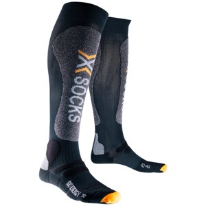 Компрессионные гольфы X-Socks, размер 35-38, черный, серый