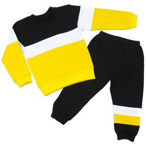 Костюм АЛИСА для мальчиков, свитшот и брюки, размер 98, мультиколор