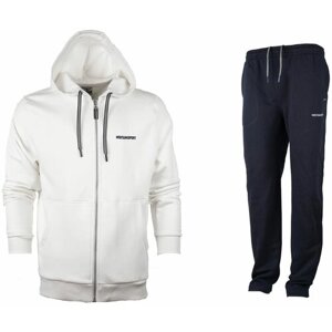 Костюм MONTANASPORT, олимпийка и брюки, прямой силуэт, капюшон, карманы, размер 58/60, белый