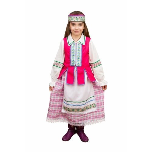 Костюм национальный детский Белорусская девочка (122)
