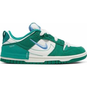 Кроссовки NIKE Dunk, натуральная замша, размер 6US, мультиколор