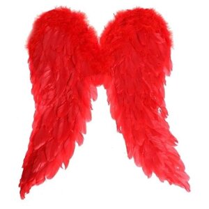 Крылья "Ангел" 50х50, цвет красный, Страна Карнавалия