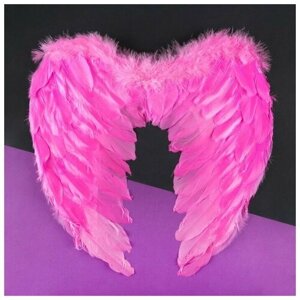 Крылья ангела, на резинке, цвет розовый. В упаковке шт: 1