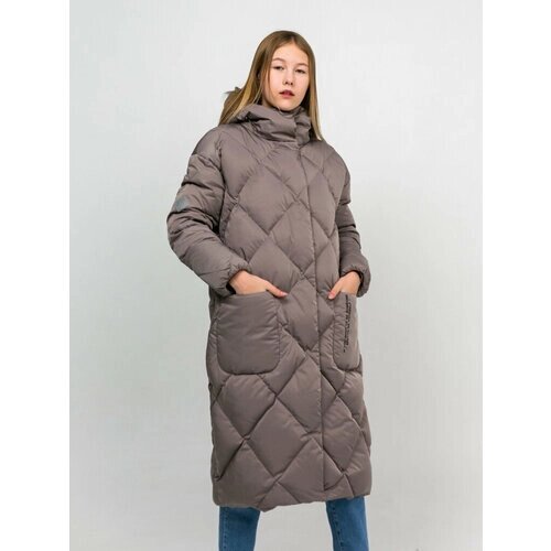 Куртка АКСАРТ зимняя, размер 170, коричневый