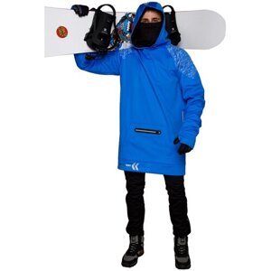 Куртка CroSSSport, силуэт свободный, водонепроницаемая, ветрозащитная, размер 44, синий