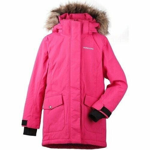Куртка Didriksons, размер 130, розовый, красный