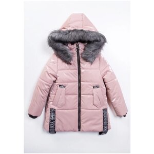 Куртка MIDIMOD GOLD, демисезон/зима, размер 122-128, розовый, серый