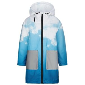 Куртка Oldos демисезонная, размер 104-56-51, белый, голубой