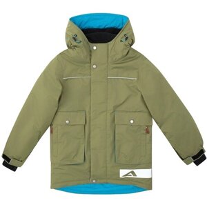Куртка Oldos, размер 116-60-54, зеленый