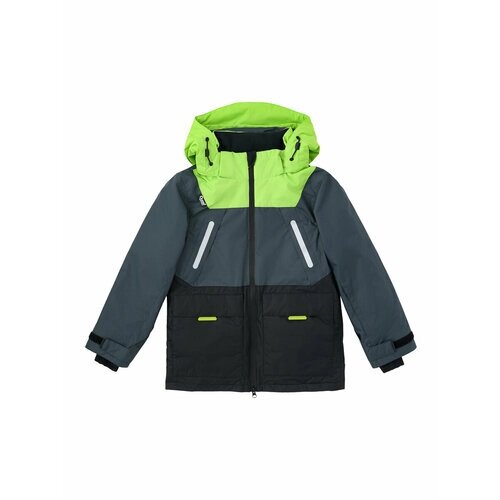 Куртка Oldos, размер 170-88-72, серый, зеленый