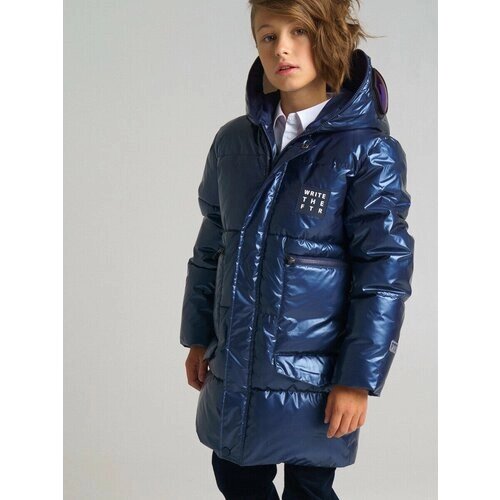 Куртка playToday, размер 158, синий