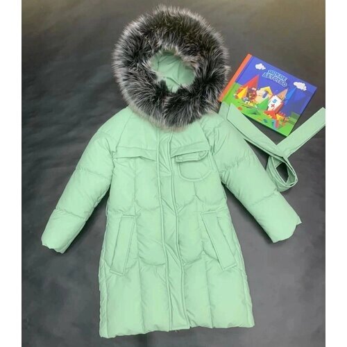 Куртка, размер 146, зеленый