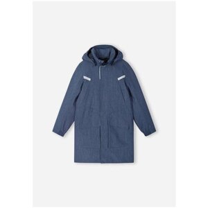 Куртка Reima, демисезон/зима, удлиненная, размер 128, синий