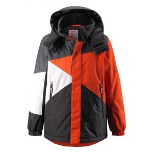 Куртка Reima, размер 92, оранжевый, серый