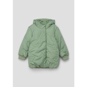Куртка s. Oliver, демисезон/зима, средней длины, размер 122, зеленый