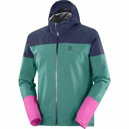 Куртка Salomon, размер XL/52, розовый, зеленый