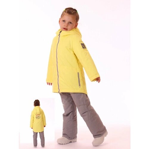 Куртка Sova, размер 110, желтый