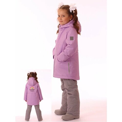 Куртка Sova, размер 122, фиолетовый