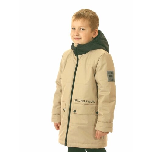 Куртка Sova, размер 134, бежевый