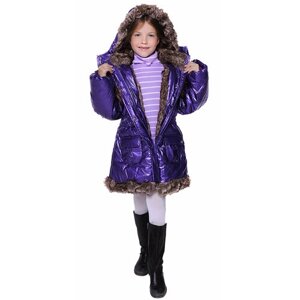 Куртка Velfi зимняя, размер 116, фиолетовый