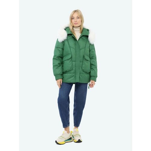 Куртка VITACCI демисезонная, размер 48, зеленый