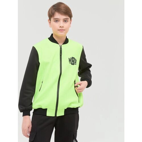 Куртка WBR, размер 128, зеленый