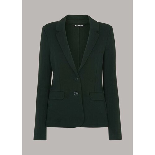 Куртка WHISTLES, размер 8, зеленый