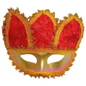 Маска карнавальная венецианская "Корона" модель 2