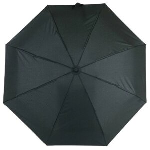 Мини-зонт ArtRain, механика, 5 сложений, купол 94 см., 8 спиц, черный